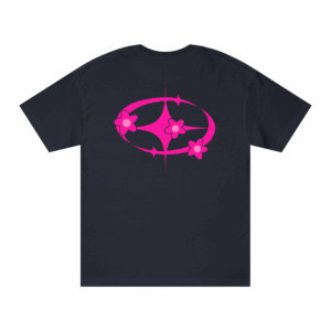 Flower t-shirt black