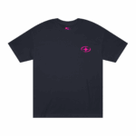 Flower t-shirt black – Image 2